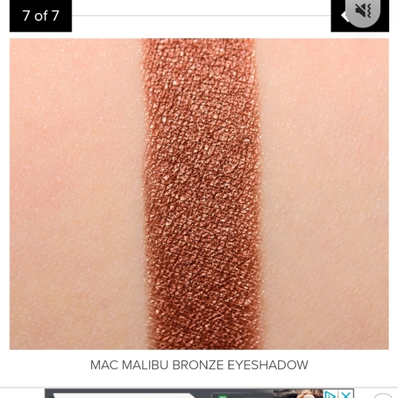 2/10 NWT Mac Malibu Bronze Single eyeshadow - Picture 2 of 4